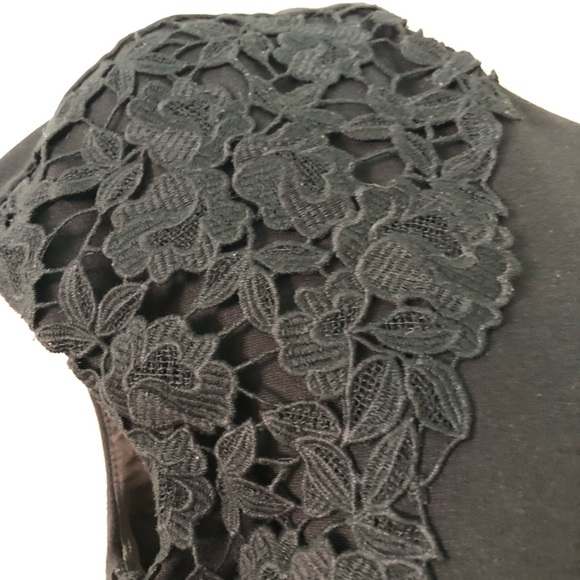 Ted Baker London Fitted Black Lace Mini Dress Size 1 (US 4) - Picture 14 of 15